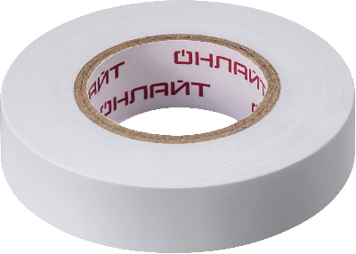 Изолента ОНЛАЙТ 71 676 OIT-B15-20/WH белая