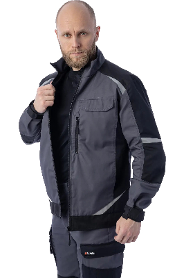 Куртка KS202, серый/черный (M)