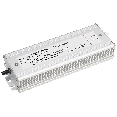 Блок питания ARPV-24150-B1 (24V, 6,3A, 150W) (ARL, IP67 Металл, 3 года)