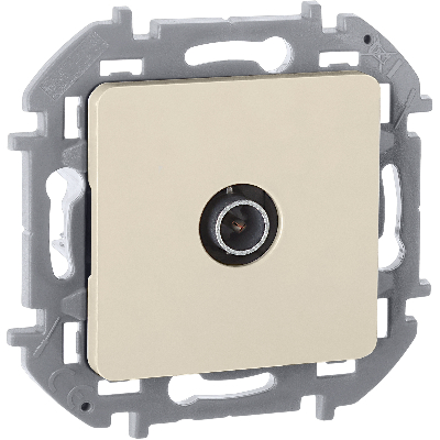 Розетка TV «звезда» 2 дБ 0 2400 мГц INSPIRIA слоновая кость