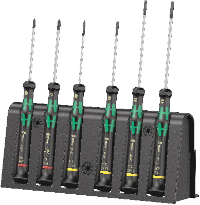 Набор отвёрток для прецизионных работ + подставка 2035/6 A 6 предметов