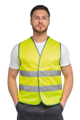 Жилет сигнальный арт. J02 цв. жёлтый флуоресцентный р. 3XL 120-124/170-188