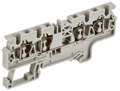 ARMAFIX Клемма пружинная CX4-3 4мм2 трехконтактная серая IEK