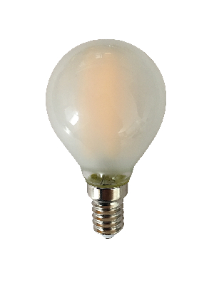 Лампа светодиодная декоративная LED 6w E14 4000K  ша р матовый филамент 230/50 Jazzway