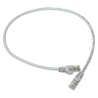 Патч-корд TERACOM PRO Cat.5E неэкранированный UTP оболочка LSZH серый (0.5м)