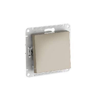 ATLASDESIGN Перекрестный ПЕРЕКЛЮЧАТЕЛЬ, сх.7, 10АХ, быстрозажимные клеммы, ШАМПАНЬ