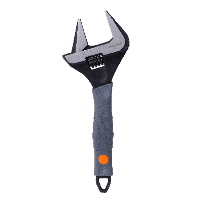 Ключ разводной с тонкими губками и широким зевом раскрытие до 50 мм длина 250 мм