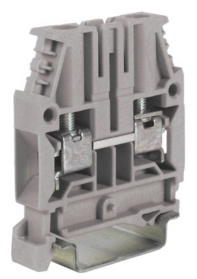 CBC.6GR Зажим проходной серый 6 кв.мм