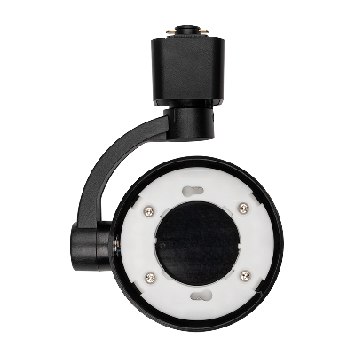 Светильник светодиодный трековый на шинопровод ДПО GX53 PTR 32 GX53 BL 230V IP20 без лампы черный корпус