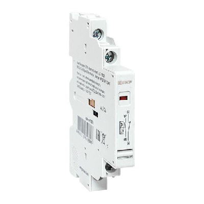 Контакт сигнализации аварийного отключения + вспомогательный контакт мгновенного действия АПД/GV2 АК-1001 1НО (авар.) + 1НЗ EKF