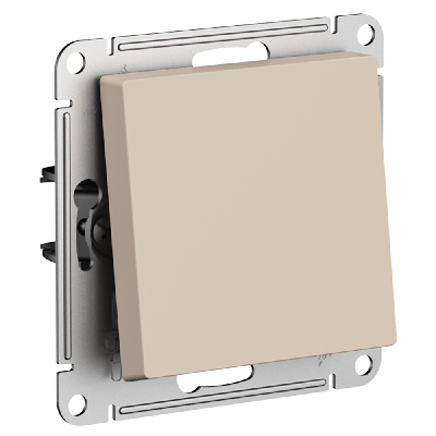 ATLASDESIGN переключатель перекрестный, сх.7, 10АХ, механизм, ПЕСОЧНЫЙ