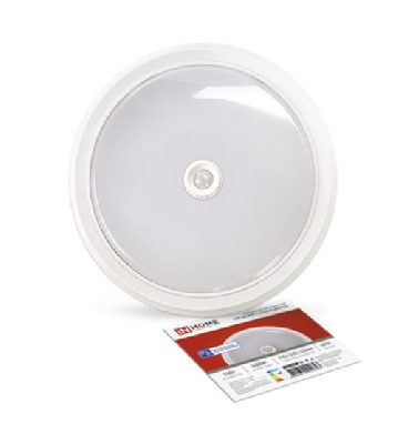 Светильник светодиодный СПБ-2Д-КРУГ 14Вт 4000К 1100Лм 210мм с настраиваемым датчиком белый IN HOME