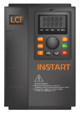 Преобразователь частоты LCI-G11/P15-4B 11кВт/15кВт, 24А/30А, 3Ф, 380В±15%, 50Гц/60Гц, IP20, с панелью управления