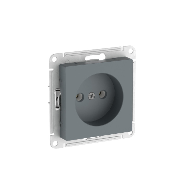 ATLASDESIGN РОЗЕТКА без заземления без шторок, 16А, быстрозажимные клеммы, ГРИФЕЛЬ