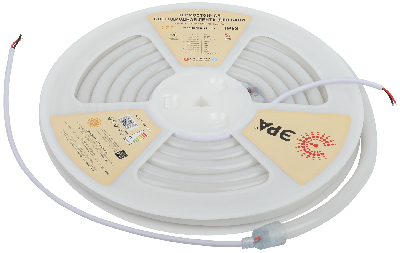 Лента светодиодная термостойкая для бани 9,6Вт/м 24В 3000К IP68 120LED/м LS2835-9,6-120-24-3000K-IP68-3 year-5m