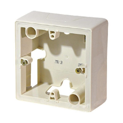 VALENA Коробка для наружного монтажа слоновая кость