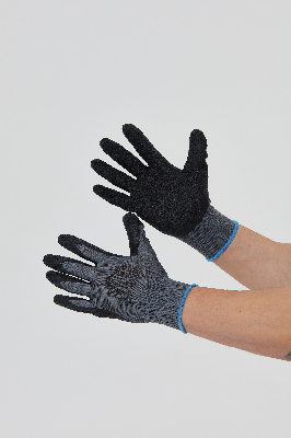 Перчатки полиэстеровые с латексным покрытием VE630 р.10