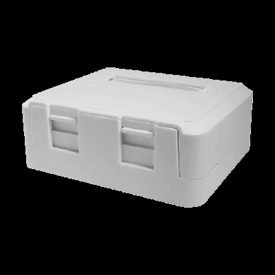 Розетка накладная SYSTEM под Keystone модуль 2p