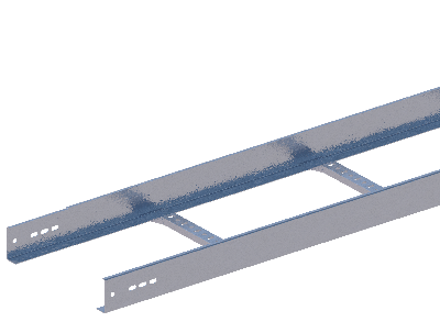 Лоток прямой НЛ30-П2,87ц УТ1,5 (h=70мм, s=1,5мм)