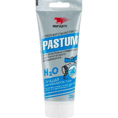Pastum H2O, 250г туба с европодвесом Паста для уплотнения резьбовых соединений сантехнического оборудования