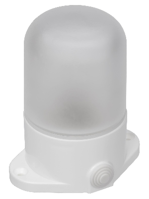 Светильник для бани и сауны НПБ400П настенно-потолочный белый, IP54, 60Вт, E27, основание поликарбонат