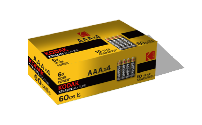 Батарейка Kodak LR03-4S XTRALIFE Alkaline [K3A-S4] (60/600/36000)