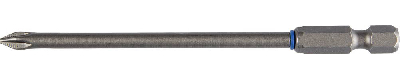 Бита ''ЭКСПЕРТ'' торсионная кованая, обточенная, хромомолибденовая сталь, тип хвостовика E 1/4'', PH2, 100мм, 1шт