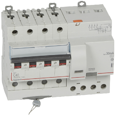 Выключатель автоматический дифференциального тока АВДТ DX3 4п 40А 30мА АС