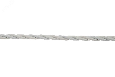 Ретро провод 2х2,5 Белый (матовый) 50м