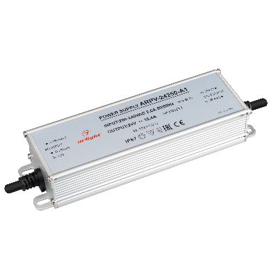 Блок питания ARPV-24250-A1 (24V, 10.4A, 250W) (ARL, IP67 Металл, 3 года)