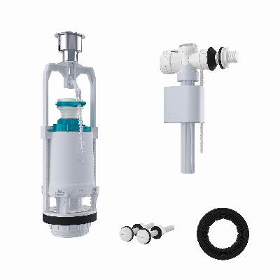 Арматура смывная, 1-ур, боковой подвод, тип А, IDDIS, F012400-0005