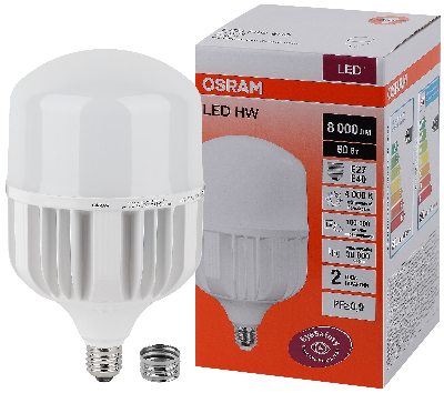Лампа светодиодная LED HW 80Вт E27/E40 (замена 800Вт) белый OSRAM