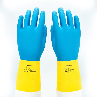 Перчатки Спектр CEM L/N70 (К80, Щ50, латекс/неопрен, толщина 0,70 мм) размер 10 SCAFFA