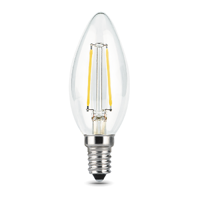 Лампа светодиодная LED 7 Вт 550 Лм 2700К теплая Е14 Свеча Filament Gauss