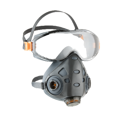 Air Optics Полумаска фильтрующая с интегрированными очками Jeta Safety размер L