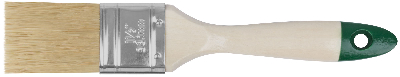 Кисть флейцевая ''Хард'', натуральная светлая щетина, деревянная ручка 1.5'' (38 мм)