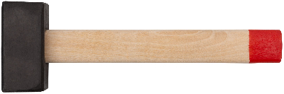 Кувалда кованая в сборе, деревянная ручка 4 кг