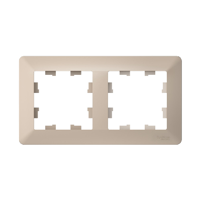 ATLASDESIGN AIR 2-постовая РАМКА, ПЕСОЧНЫЙ/дымчатый белый