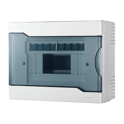 Щит распределительный навесной ЩРН-П-8 пластиковый с прозрачной крышкой