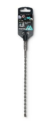 Бур по бетону SDS-plus 6х260/200 мм, напайка с центром, 2 спирали