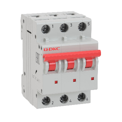 Выключатель автоматический модульный YON MD63 3P 16А B 6kA