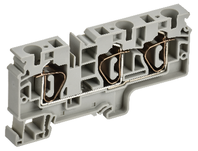 ARMAFIX Клемма пружинная CX10-3 10мм2 трехконтактная серая IEK