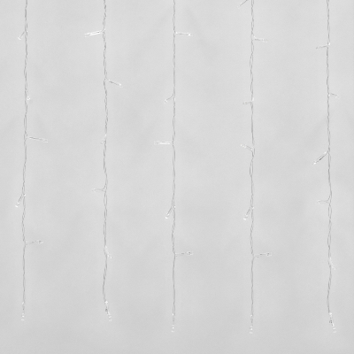 Гирлянда Занавес светодиодный 3х2 м 160 светодиодов розовый свет прозрачный провод ULD-C3020-160/DTA PINK IP20 TM