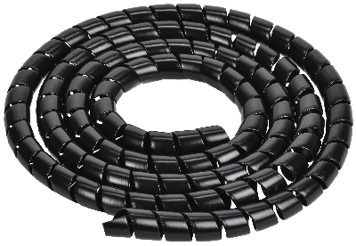 Спираль монтажная СПГ-20 черная (2м/упак) IEK