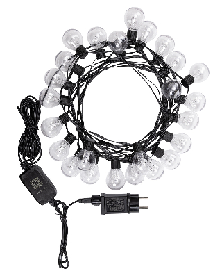 Гирлянда уличная умная (лампочки), 7,5м, IP44