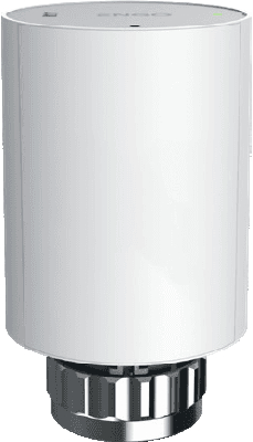 Клапан радиаторный термостатический беспроводной M30x1,5 с адаптером клапана RA, с батарейным питанием, белый 868 МГц
