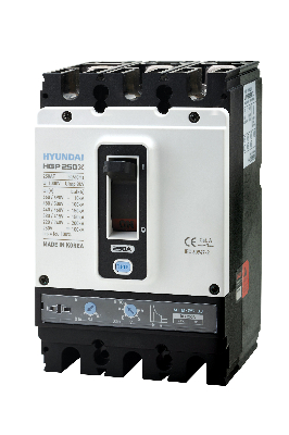 Выключатель автоматическийь в литом корпусе типа HGP, типоразмера 100 AF, арт. HGP100S-G3PEES0000C00100 (100А, 65кА, 3 полюса, AC, расцепитель ETU-E (LSIG), уставка расцепителя 0,4-1xIn, переднее подключение)