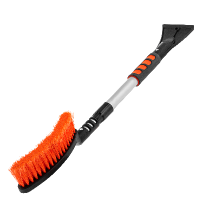 Щетка-сметка для снега со скребком телескопическая, 725 - 1005 мм