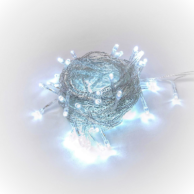 Гирлянда светодиодная 25м 20 светодиодов Провод прозрачный ULD-S0250-020/STA WHITE IP20