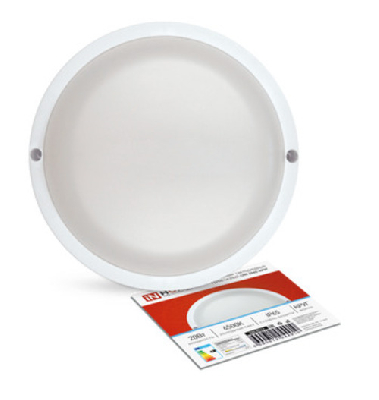 Светильник светодиодный герметичный СПП 2065-КРУГ 20Вт 6500К 1800Лм IP65 155мм IN HOME